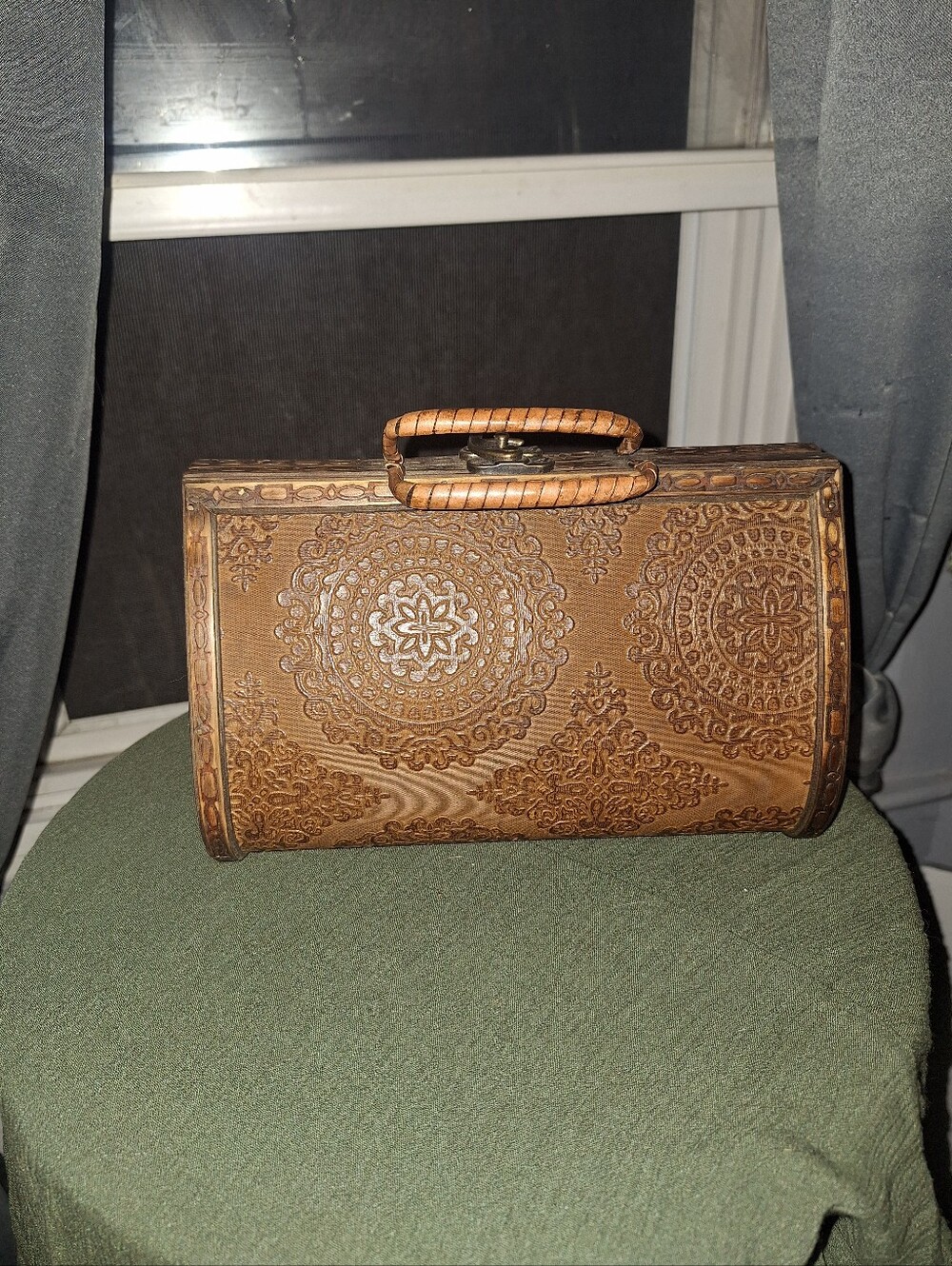 Vintage Boho Box Purse